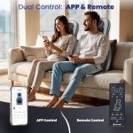 Comfier Shiatsu Neck and Back Massager Pad