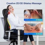 Comfier Shiatsu Neck and Back Massager Pad