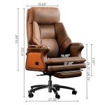 Kinnls Winston Heated Massage Office Recliner Chair