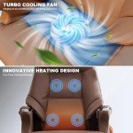 Kinnls Winston Heated Massage Office Recliner Chair