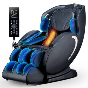 3D Zero Gravity Full Body Massage Chair - Black