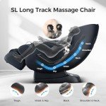 3D Zero Gravity Full Body Massage Chair - Black