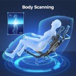 3D Zero Gravity Full Body Massage Chair - Black