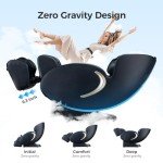 3D Zero Gravity Full Body Massage Chair - Black
