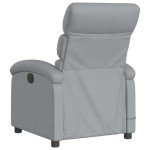 Light Gray Electric Massage Recliner Chair
