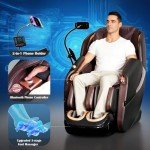 Weightless Recline Shiatsu Massage Chair with Heat