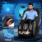 Weightless Recline Shiatsu Massage Chair with AI Control