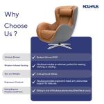 Heated Full Body Massage Chair with Ottoman