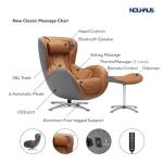 Heated Full Body Massage Chair with Ottoman
