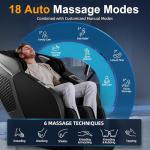 3D Full Body Shiatsu Massage Chair with Smart Features