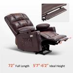MCombo Large Dual Motor Recliner with Massage & Heat