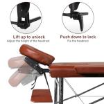 Portable 24" Folding Massage Table for Professionals