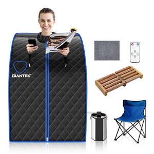 Giantex Portable Personal Steam Sauna with Chair