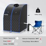 Giantex Portable Personal Steam Sauna with Chair