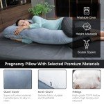 U-Shaped Pregnancy Pillow for Comfortable Sleep