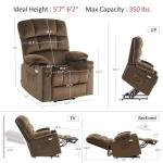 MCombo Large Power Lift Massage Recliner Chair