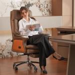 Kinnls Winston Heated Massage Executive Office Chair