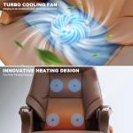 Kinnls Winston Heated Massage Executive Office Chair