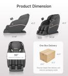 Real Relax 3D Full Body Massage Chair Black