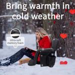 Heated Bleacher Seat with Massage and Recline