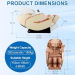 MEROUS 4D Zero Gravity Full Body Massage Chair