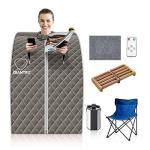 Giantex Portable Steam Sauna with Adjustable Features