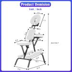 Portable Adjustable Massage Chair with Carry Bag