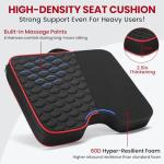 Portable Stadium Seat Cushion with Massage Dots