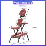 Portable Foam Massage Therapy Chair with Face Cradle