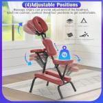 Portable Foam Massage Therapy Chair with Face Cradle