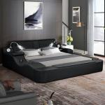 Luxury Massage Bed Frame with Lights and USB