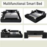 Luxury Massage Bed Frame with Lights and USB
