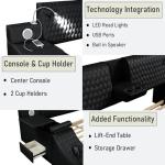 Luxury Massage Bed Frame with Lights and USB