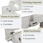 Luxury Massage Bed Frame with USB and Speakers