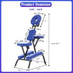 Portable Adjustable Massage Chair with Carrying Bag