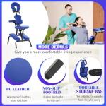 Portable Adjustable Massage Chair with Carrying Bag
