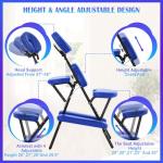Portable Adjustable Massage Chair with Carrying Bag