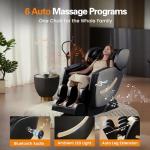 Luxury Full-Body Shiatsu Massage Chair with Bluetooth