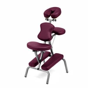 Ataraxia Deluxe Portable Folding Massage Chair - Burgundy