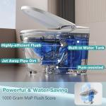 Smart Toilet Bidet with Automatic Features and Massage