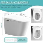 Smart Toilet Bidet with Automatic Features and Massage