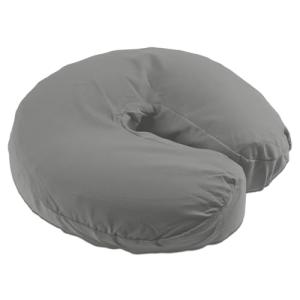 Body Linen 10 Pack Tranquility Microfiber Massage Face Rest Covers for Tables and Chairs - Durable, Lightweight and Extra Soft - Gray