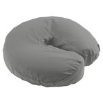 Body Linen 10 Pack Tranquility Microfiber Massage Face Rest Covers for Tables and Chairs - Durable, Lightweight and Extra Soft - Gray