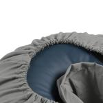 Body Linen 10 Pack Tranquility Microfiber Massage Face Rest Covers for Tables and Chairs - Durable, Lightweight and Extra Soft - Gray