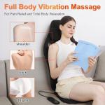 Heated Back Massager Pad with Neck Support