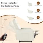 Compact Zero Wall Power Recliner with Heat & Massage