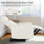 Compact Zero Wall Power Recliner with Heat & Massage