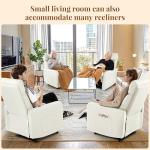 Compact Zero Wall Power Recliner with Heat & Massage