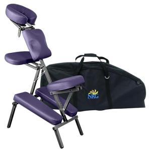 NRG Grasshopper Portable Massage Chair - Adjustable & Lightweight