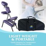 NRG Grasshopper Portable Massage Chair - Adjustable & Lightweight